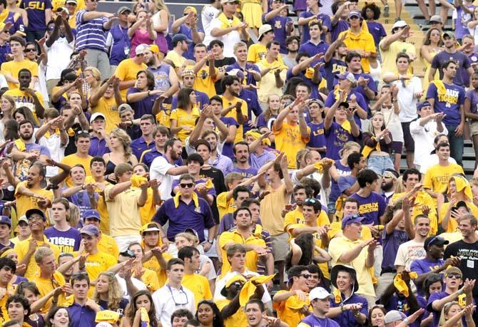 Tiger pride can be shown in a number ways, be it through mocking chants or capturing the opponent's mascot and feeding it to Mike VI.