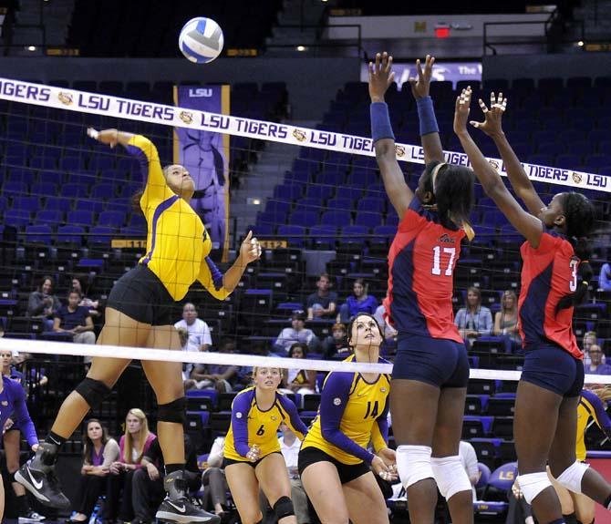 Tigers down Ole Miss in four sets