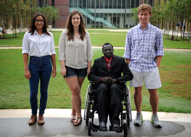 ISDS junior Leah Wong, international trade and finance junior Lauren Johnson, economics sophomore Michael Panther Mayen and international trade and finance junior John Preston will be traveling to China as a part of the E.J. Ourso College of Buisiness's new study abroad program.