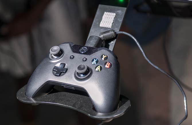 The Xbox One sports a redesigned controller than its predecessor, the Xbox 360.