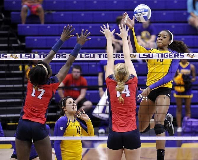 Tigers down Ole Miss in four sets