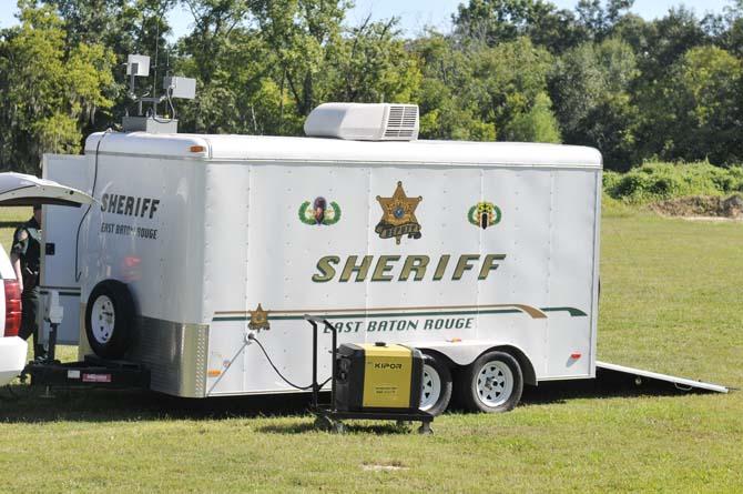 East Baton Rouge Sheriffs responded to a call involving a grenade Wednesday, October 9, 2013 at a home on Highland Road.