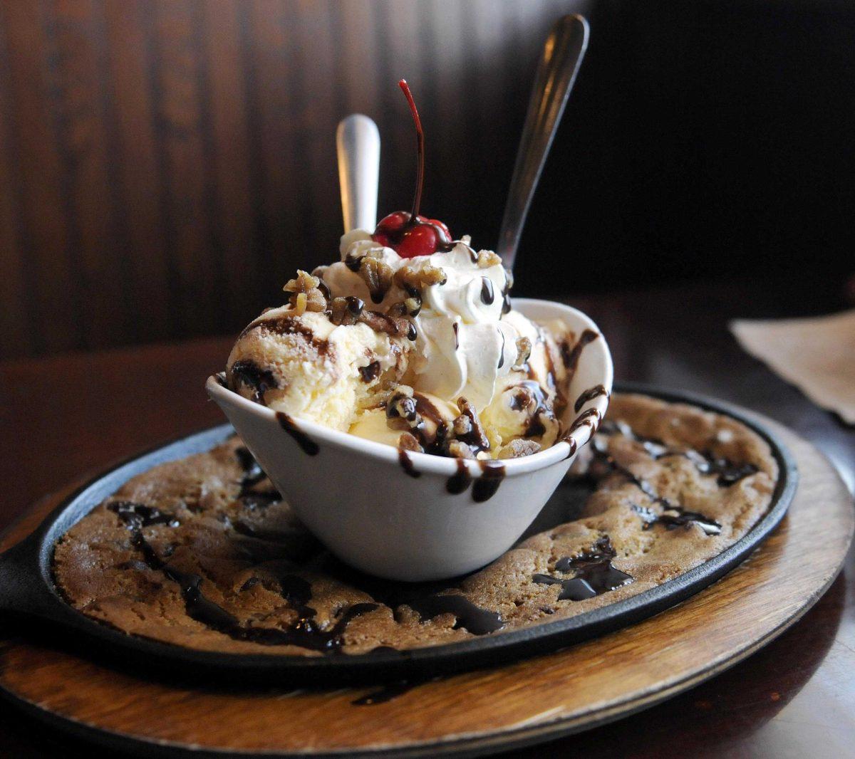 The Cookie Skillet Sundae from Walk On's Bistreaux &amp; Bar.