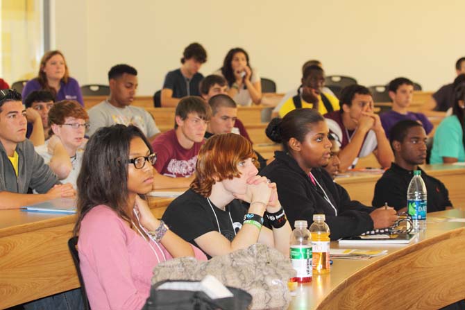 Incoming students experience LSU through fall Shadow Day