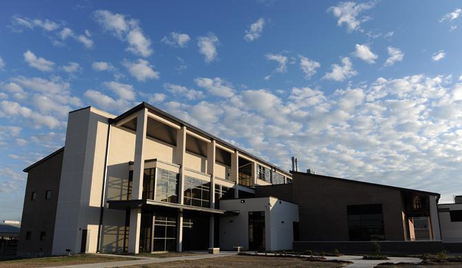 Louisiana Animal Disease Diagnostic Laboratory opened Thursday, Nov. 7, 2013 behind the School of Veterinary Medicine.