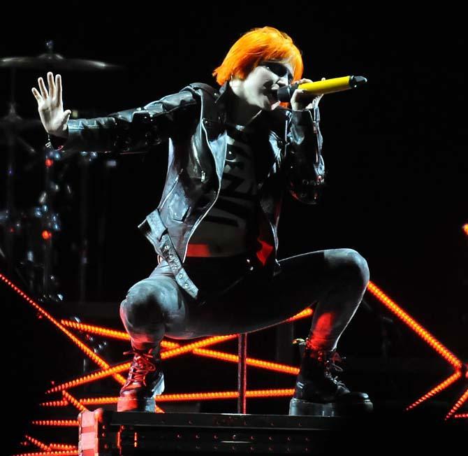 Hayley Williams, lead vocalist of Paramore, sings during their set on the Ritual Stage on Saturday Nov. 2, 2013 at the 2013 Voodoo Music + Arts Experience.