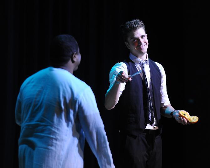 Magician performs at Union Theater