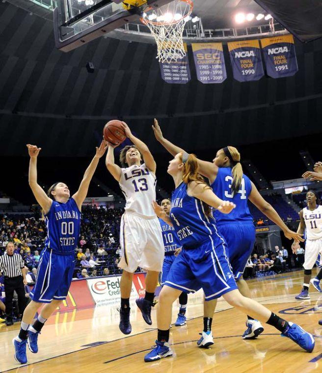 Women's Basketball: LSU dominates Indiana State, 83-66