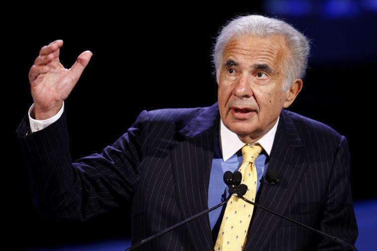 UNITED STATES - OCTOBER 11: Carl Icahn, a billionaire investor, speaks during the World Business Forum in New York, U.S., on Thursday, Oct. 11, 2007. Icahn said he was concerned that stocks may be reaching a peak, as risks to the U.S. economy remain after the Federal Reserve's Sept. 18 rate cut. (Photo by Chip East/Bloomberg via Getty Images)