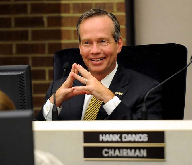 LSU President F. King Alexander attends a Board of Supervisors meeting Friday, September 6, 2013 in the LSU Systems Building.