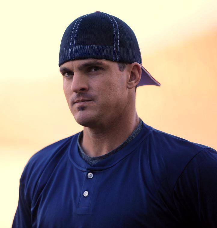 Former LSU baseball player Ryan Theriot participated in the 2 Seam Dream Cancer Awareness Day Home Run Derby on Saturday, January 18th, 2014 during at Alex Box Stadium, Skip Bertman Field.