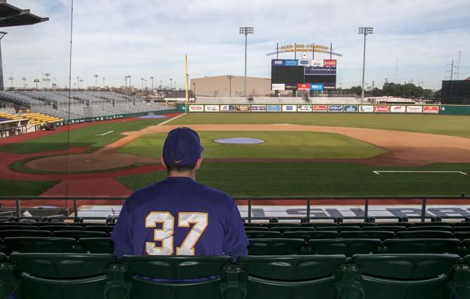 Freshman pitcher Jesse Stallings' debut as a Tiger has been delayed since Tommy John's surgery sidelined him in April 2013. But with the year recovery time almost over, Stallings should be ready to pitch in the summer.