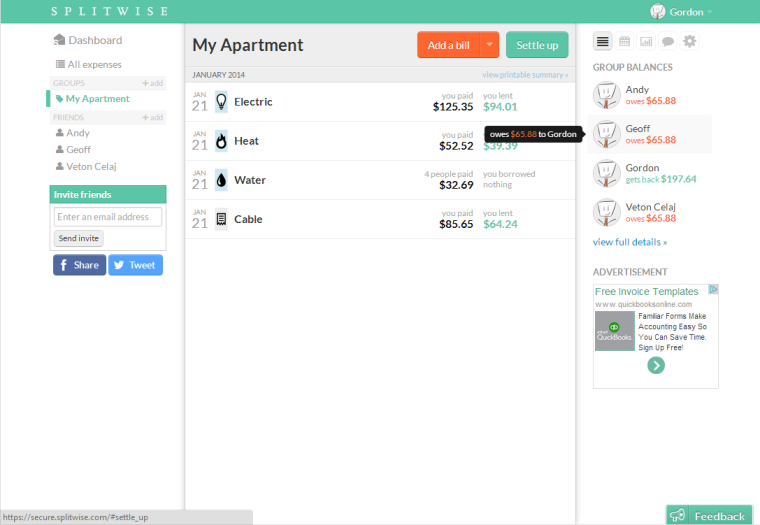 Website compares apartment prices