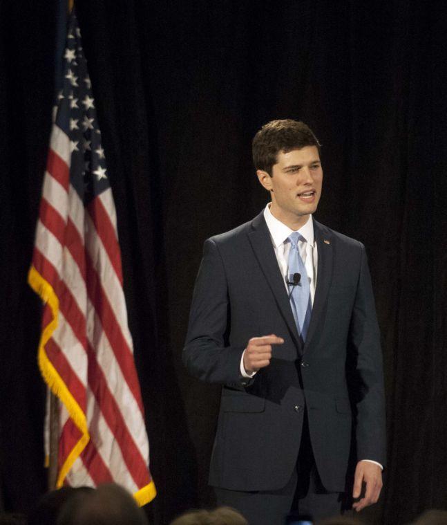 Paul Dietzel speaks to Baton Rouge constituents at a rally to support his congressional bid Friday, January 17, 2014 at the Renaissance Baton Rouge Hotel.