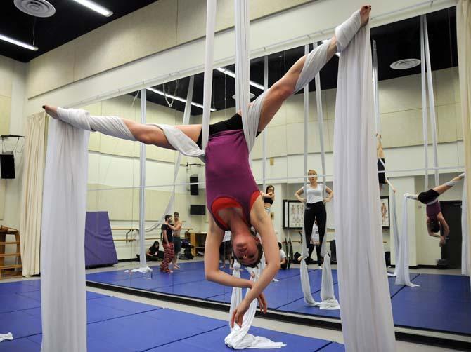 Hanging Out: Students take to the skies with the Physical Theatre Club