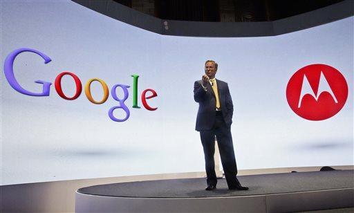 FILE - In this Wednesday, Sept. 5, 2012, file photo, Eric Schmidt, Google's chairman, speaks during a press conference in New York, where Motorola introduced three new smartphones, the first since it became a a part of Google. Google said Wednesday, Jan. 29, 2014, it is selling Motorola's smartphone business to Lenovo for $2.9 billion, a price that makes Google's biggest acquisition look like its most expensive mistake.(AP Photo/Bebeto Matthews, File)