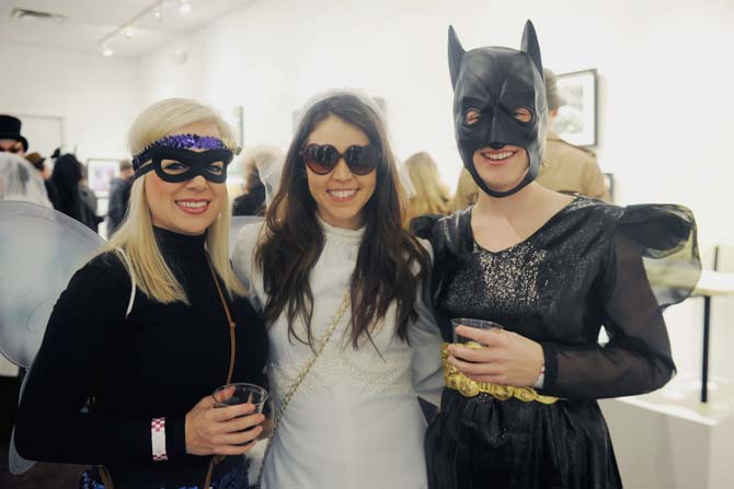 Local Surreal Salon enthusiasts dress as Tinkerbell, The Happiest Bride In The World, and Batman Saturday, January 25, 2014 at the Baton Rouge Gallery for contemporary art to present Surreal Salon Six, a national juried exhibition of pop-surrealist and lowbrow art from across America. This year's exhibition features 80 works from 58 artists representing 20 states.