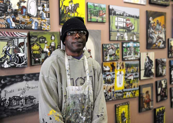 Batiste the Artiste: Louisiana painter&#8217;s work on display in Port Allen