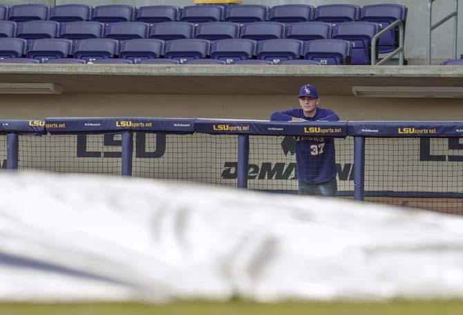 Freshman pitcher Jesse Stallings' debut as a Tiger has been delayed since Tommy John's surgery sidelined him in April 2013. But with the year recovery time almost over, Stallings should be ready to pitch in the summer.