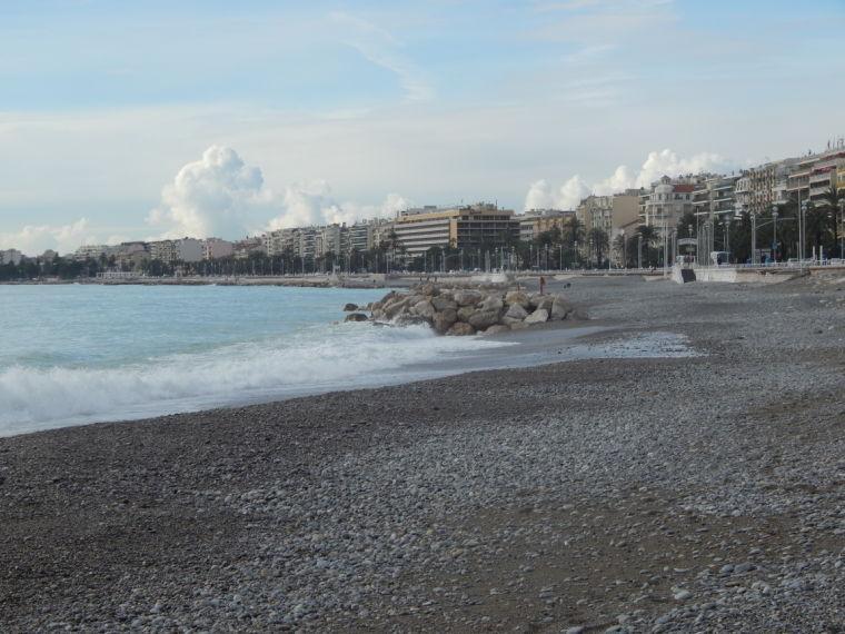 View of the Mediterranean Sea from Nice, France