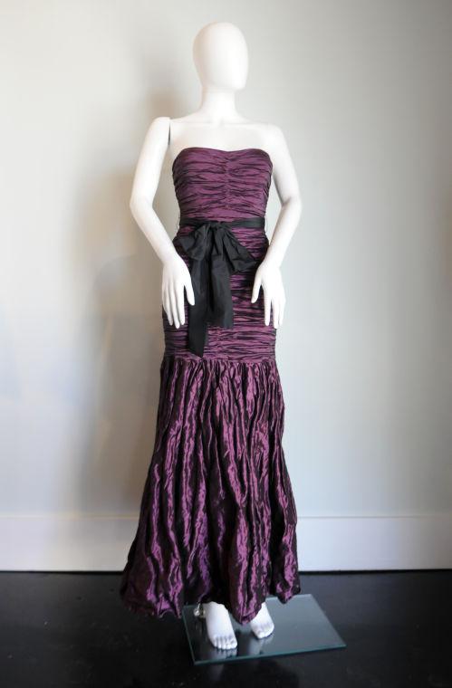 A formal BCBG dress.