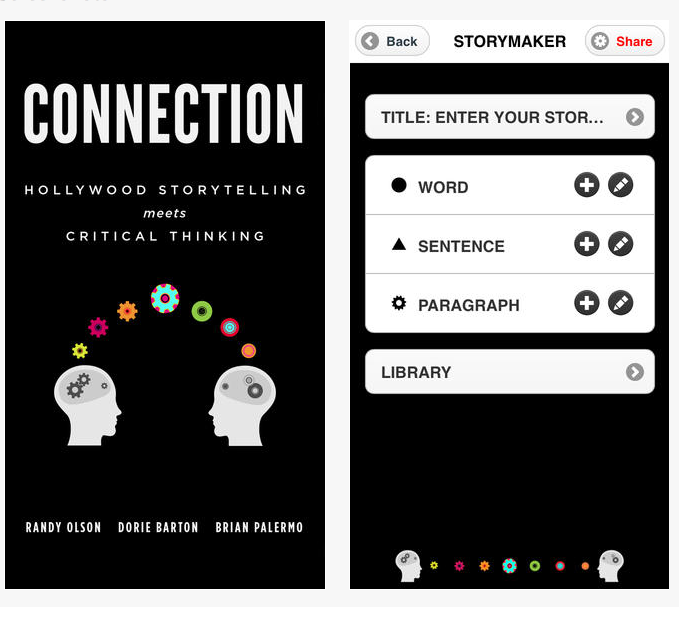 Screenshot of the Connection Storymaker application.