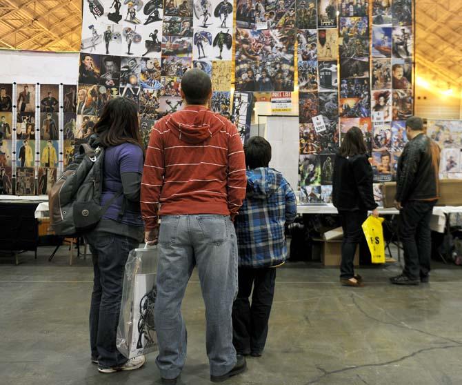 Artist Alley at the Wizard World New Orleans Comic Con presents many artists from around the country.