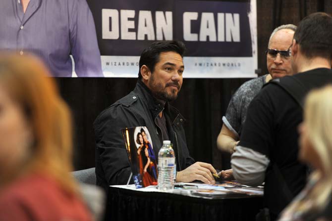 The Adventures of Lois and Clark star Dean Cain was one of many celebrities offering autographs and pictures during the Wizard World New Orleans Comic Convention held at the New Orleans Convention Center.