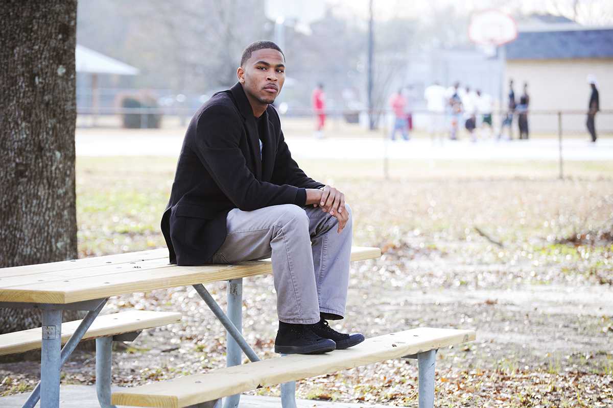 Shanderrick Williams revisits the park where he and his brother, Josh, played basketball as children.