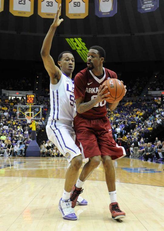 Men's Basketball: Mickey, O'Bryant lead LSU past Arkansas