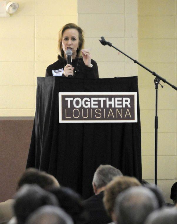 Ms. Dianne Hanley speaks on the troubles of Payday Lending during the Together Louisiana Statewide Issues Conference on Saturday, Feb. 15, 2014 at the Shiloh Missionary Baptist Church.