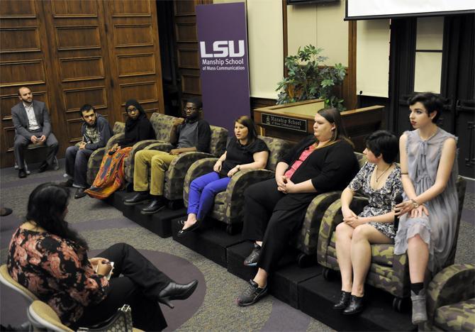 Public Relations Student Society of America (PRSSA) hosted a diversity panel in the Holiday Forum for Diversity Day.