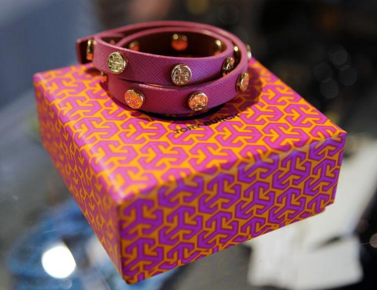 A Tory Burch bracelet.