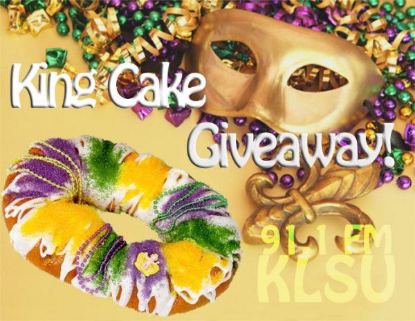 KLSU's annual King Cake Giveaway runs Feb. 3 - 28! &#160;Click here for Contest Details