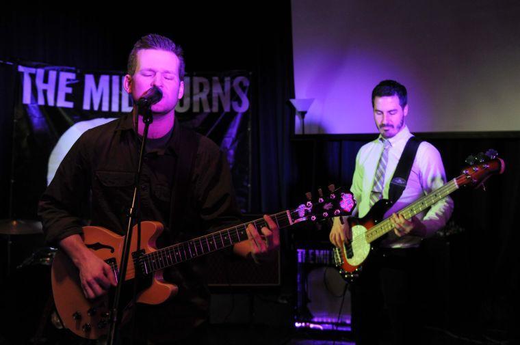 The Millburns guitarist and vocalist Ben Nelson and bassist John Mark Lowry rehearse at their practice space in Baton Rouge on Thursday, January 23, 2014.