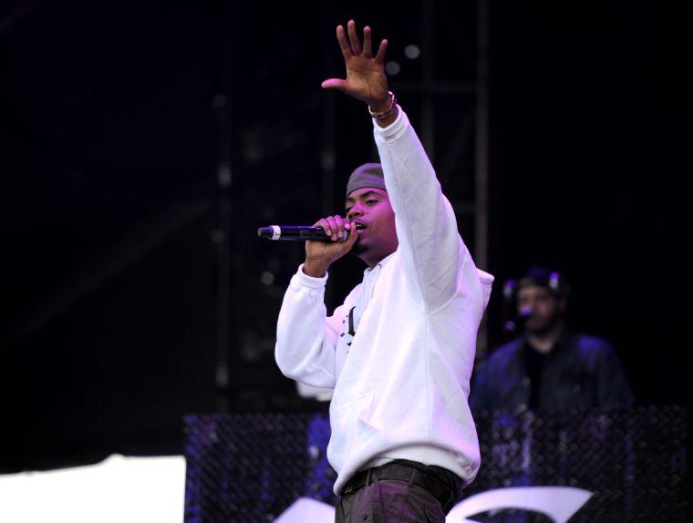 Nas performs his first album "Illmatic" at the Power Plant stage during Buku Music + Art Project on Friday, March 21, 2014 at Mardi Gras World in New Orleans.