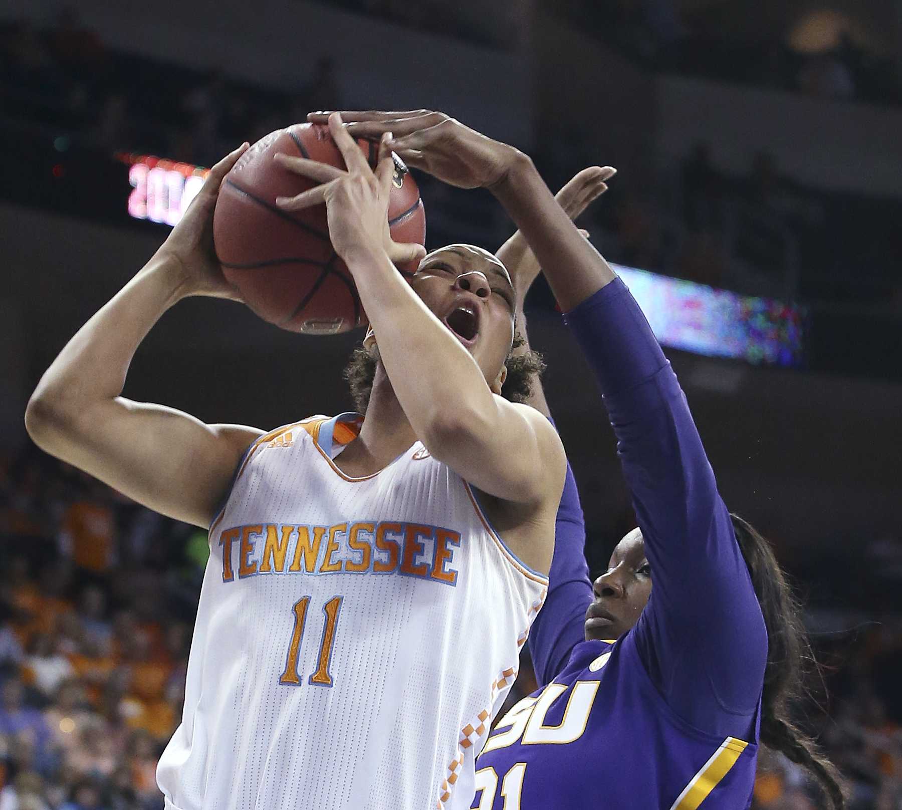 Tennessee eliminates Lady Tigers from SEC Tourney, 77-65