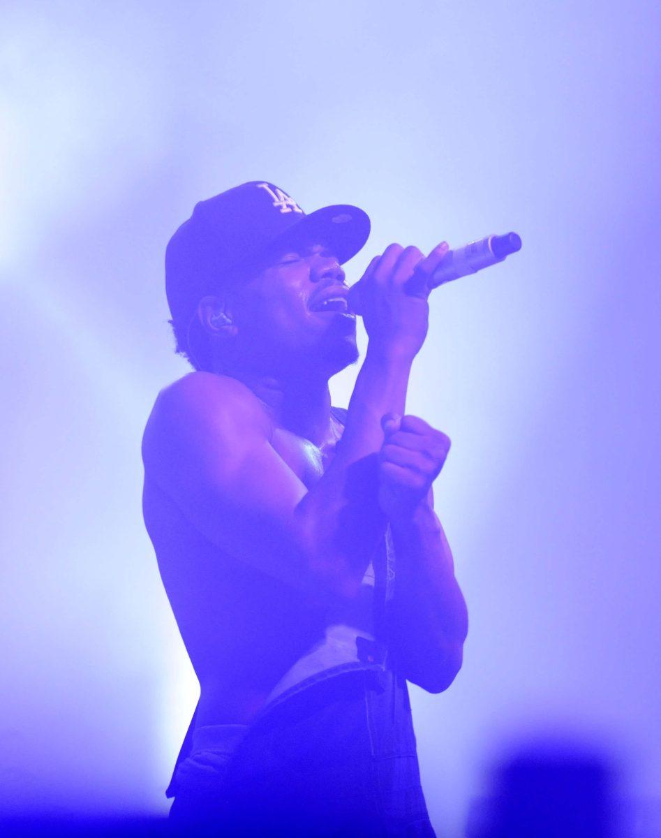 Chance The Rapper performs Friday night, March 21, 2014 during BUKU Music + Art Project at Mardi Gras World in New Orleans.