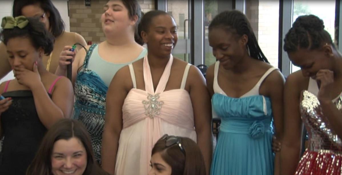 LSVI Students Receive Their Perfect Dresses