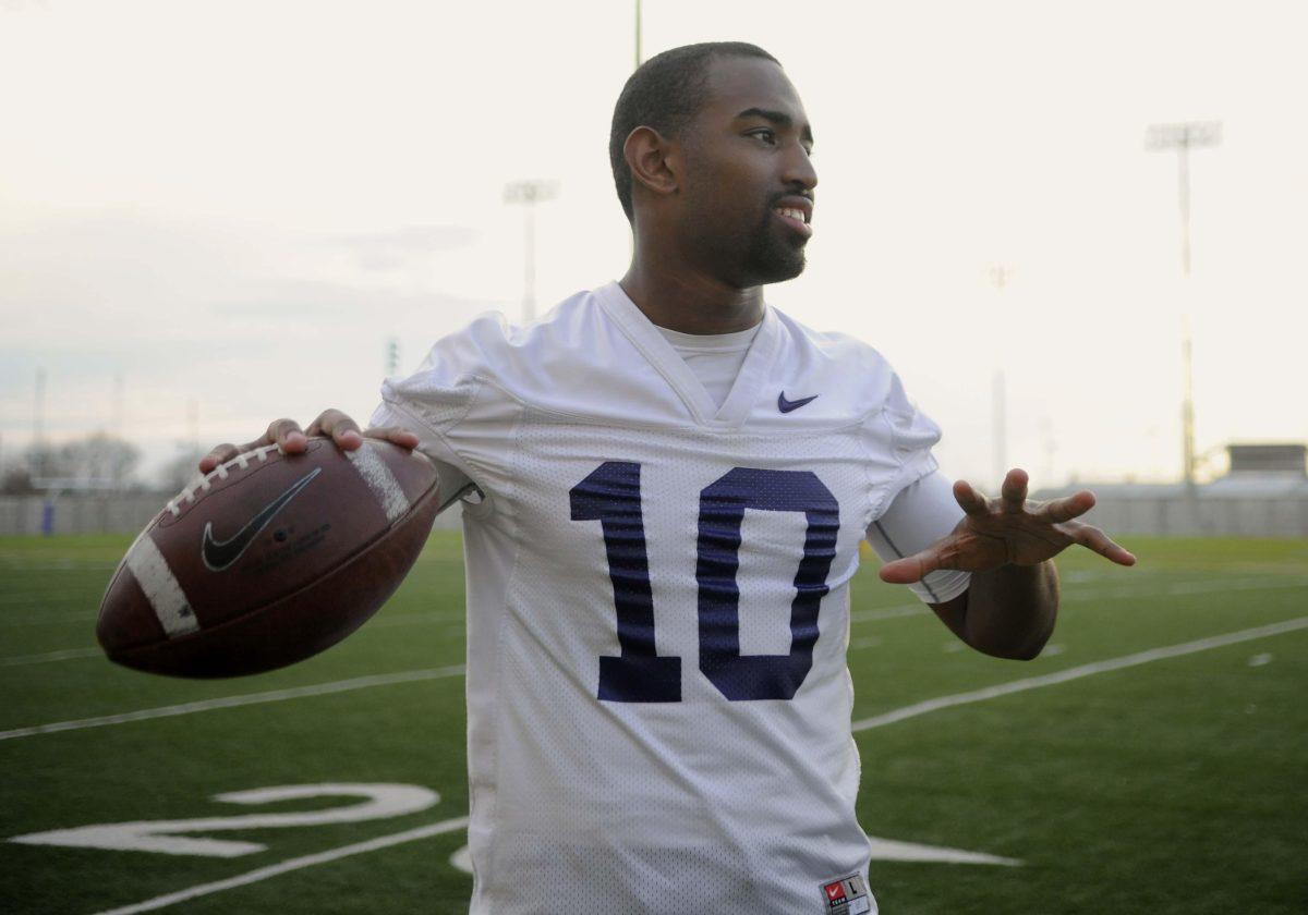 LSU sophomore quarterback Anthony Jennings throws the ball during practice Monday, March 10, 2014 at the Charles McClendon Practice Facility.