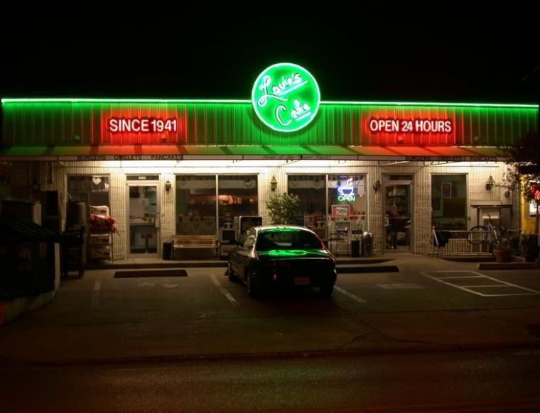 Louie's has been a campus tradition since 1941. Louie's stays open 24 hours making it quite the hot spot for late night cravings. tim mcdonald 10/1