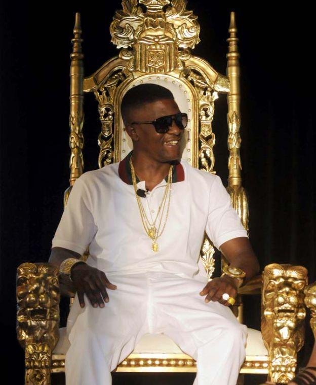 Torrence Hatch, also known as Lil Boosie, speaks to reporters Monday, March 10, 2014 during his press conference at The W Hotel in New Orleans.
