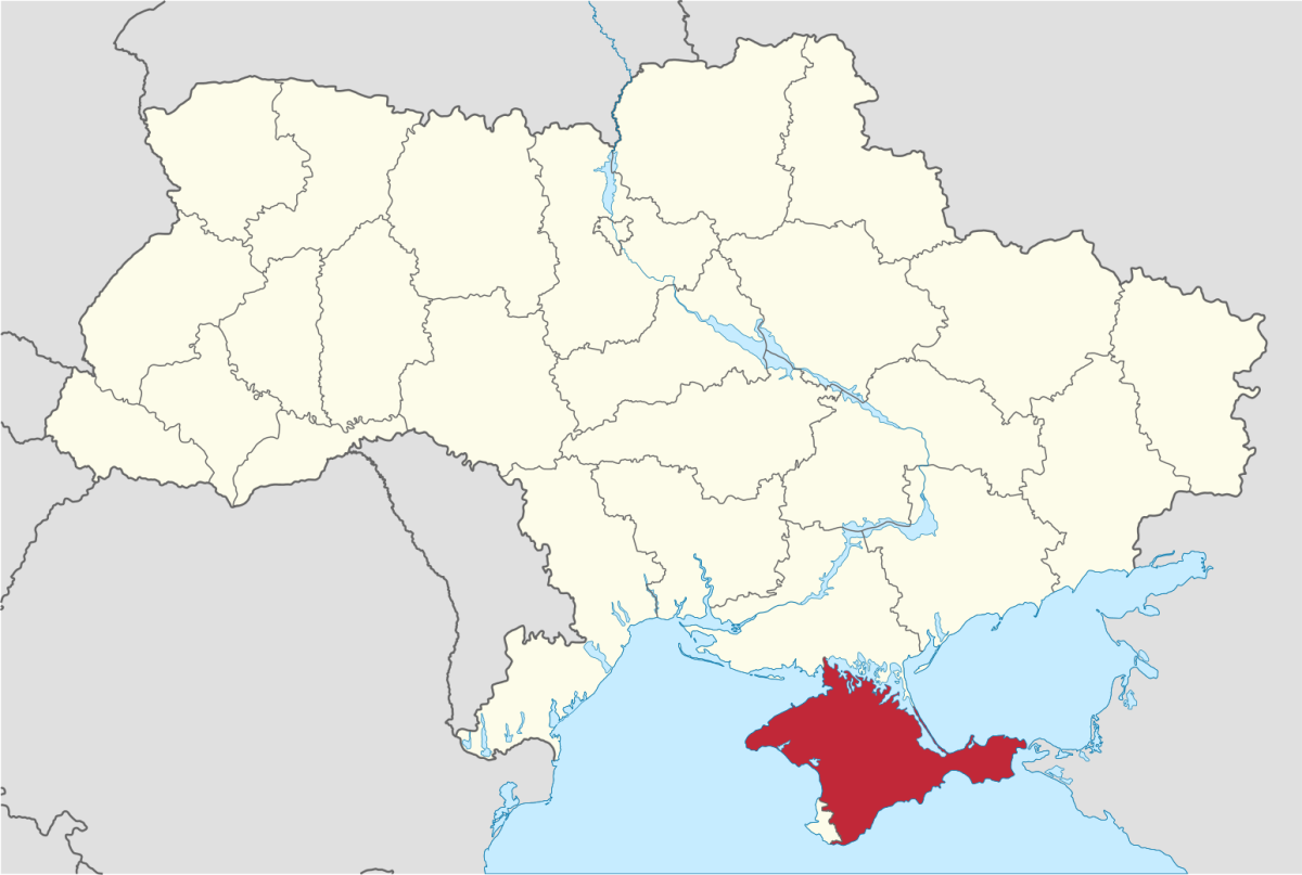 The Crimean Region in southern Ukraine