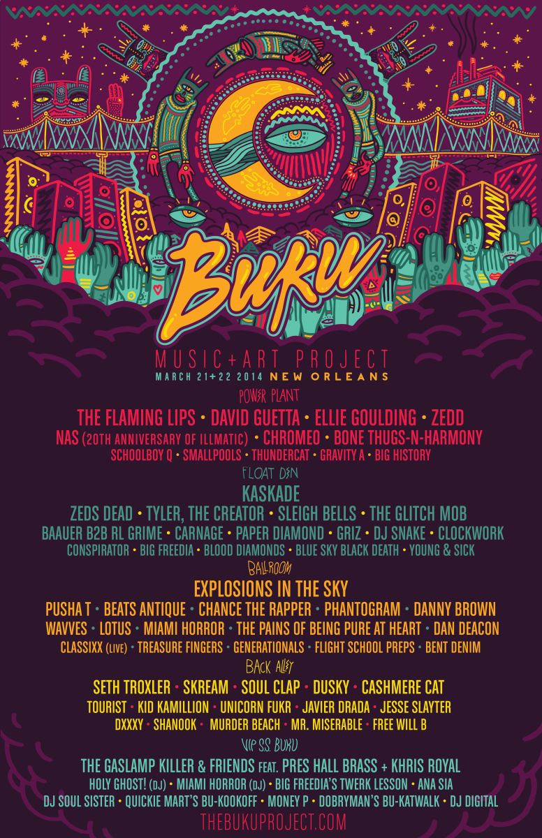 Wanna go to BUKU? Let KLSU send you! Your chance to win a pair of tickets runs from Mar. 3-20. Contest guidelines within!