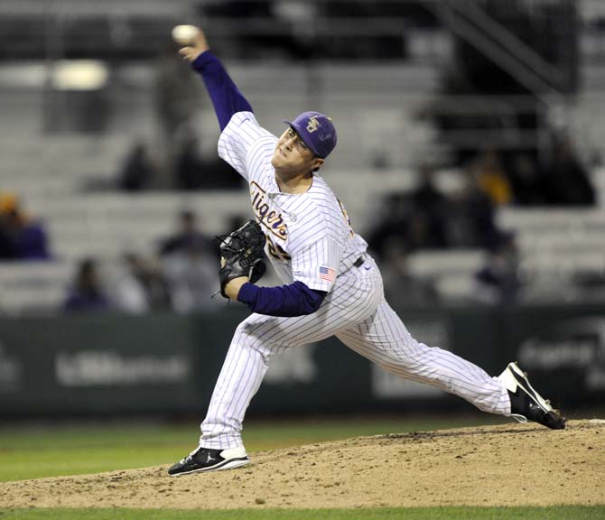 Domangue, Person toss five innings in LSU's 8-1 win