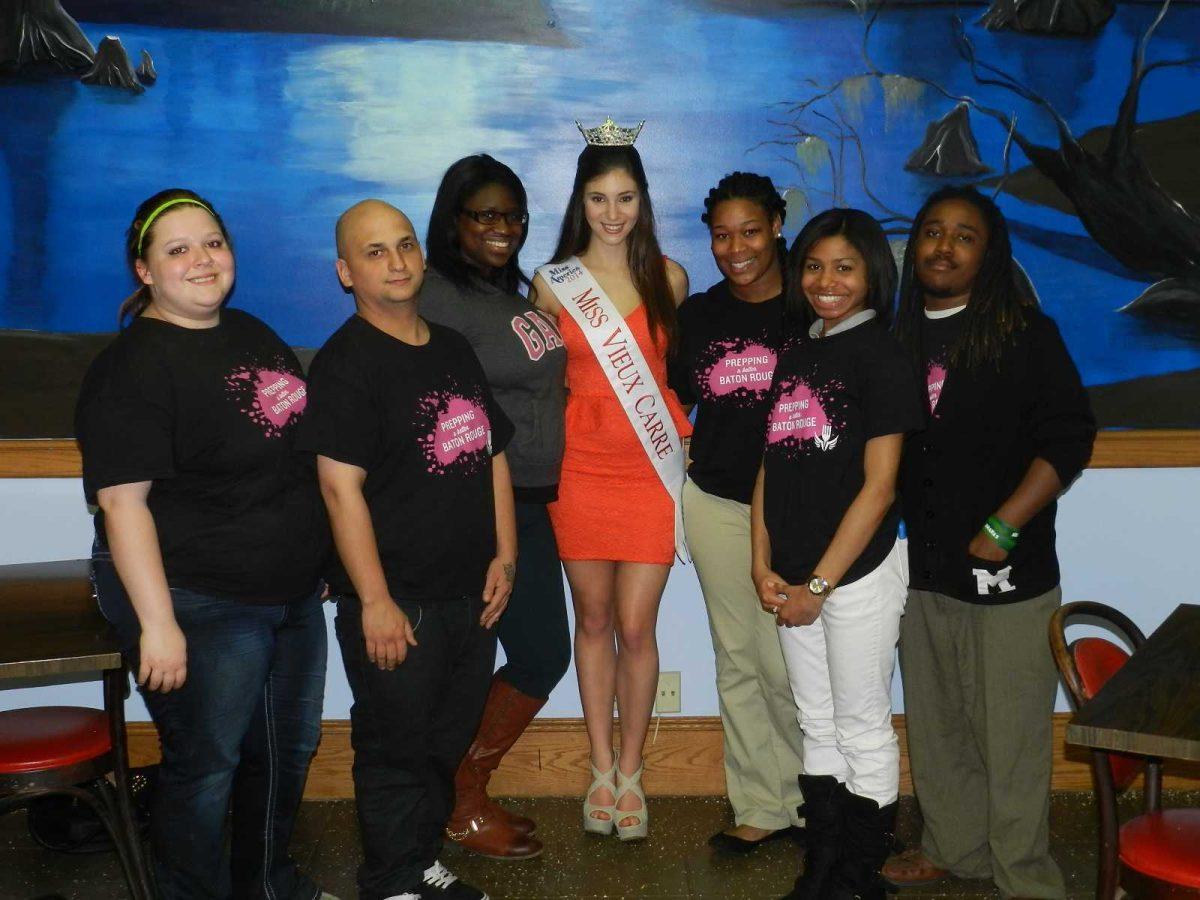 LSU student and Miss America contestant Ashley Barbier talks about the core value of integrity to Triumph Kitchen students.&#160;