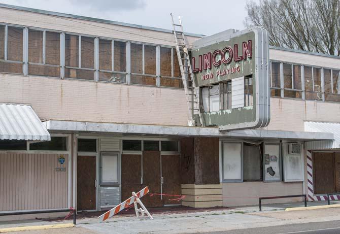 The abandoned Lincoln Theater sits untouched Wednesday, April 2, 2014, in Old South Baton Rouge.