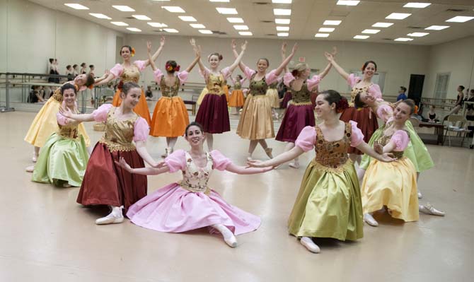 Members of Baton Rouge Ballet Theatre practice "Snow White" on Tuesday, April 1, 2014, at BRBT's studio on Bluebonnet Blvd.