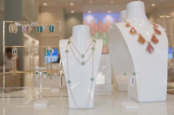 The Marrakech collection is displayed Wednesday, April 23, 2014 at Kendra Scott Jewlery located in Perkins Rowe.