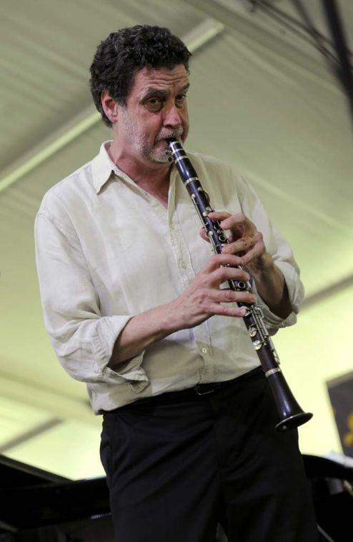 Tommy Sancton plays jazz Saturday, April 26, 2014, during the New Orleans Jazz and Heritage Festival.